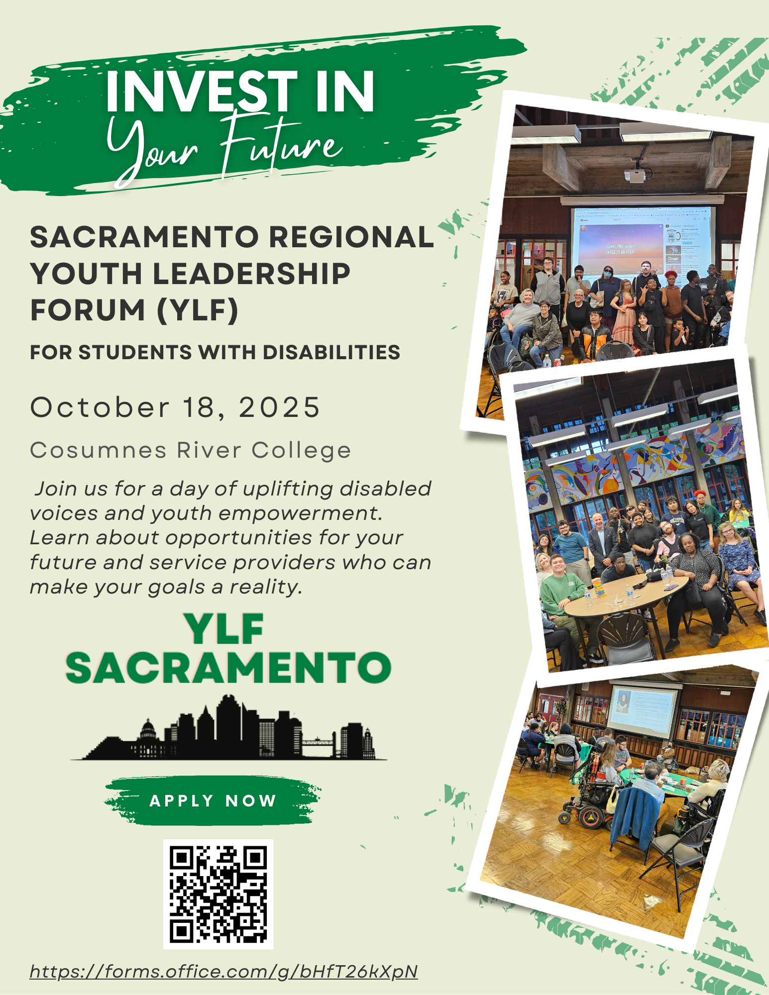 Sacramento Regional YLF Event 2025 Flyer
